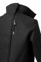 Load image into Gallery viewer, BORIS BIDJAN SABERI HIGH NECK SHORT COAT "COAT 1. SHORT-FIF10008" (BLACK)