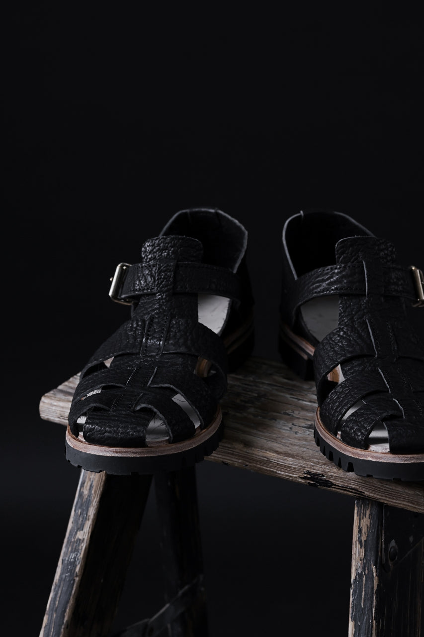 画像をギャラリービューアに読み込む, ierib gurkha shoes / kesennuma Shark (BLACK)