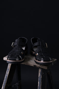 画像をギャラリービューアに読み込む, ierib gurkha shoes / kesennuma Shark (BLACK)