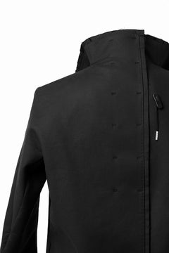 画像をギャラリービューアに読み込む, BORIS BIDJAN SABERI HIGH NECK SHORT COAT &quot;COAT 1. SHORT-FIF10008&quot; (BLACK)