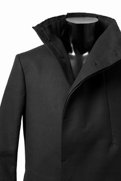 Load image into Gallery viewer, BORIS BIDJAN SABERI HIGH NECK SHORT COAT "COAT 1. SHORT-FIF10008" (BLACK)