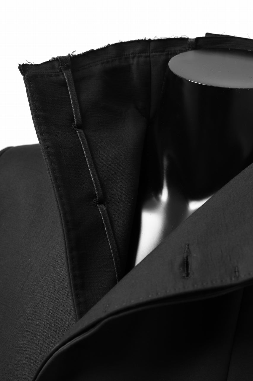 Load image into Gallery viewer, BORIS BIDJAN SABERI HIGH NECK SHORT COAT "COAT 1. SHORT-FIF10008" (BLACK)