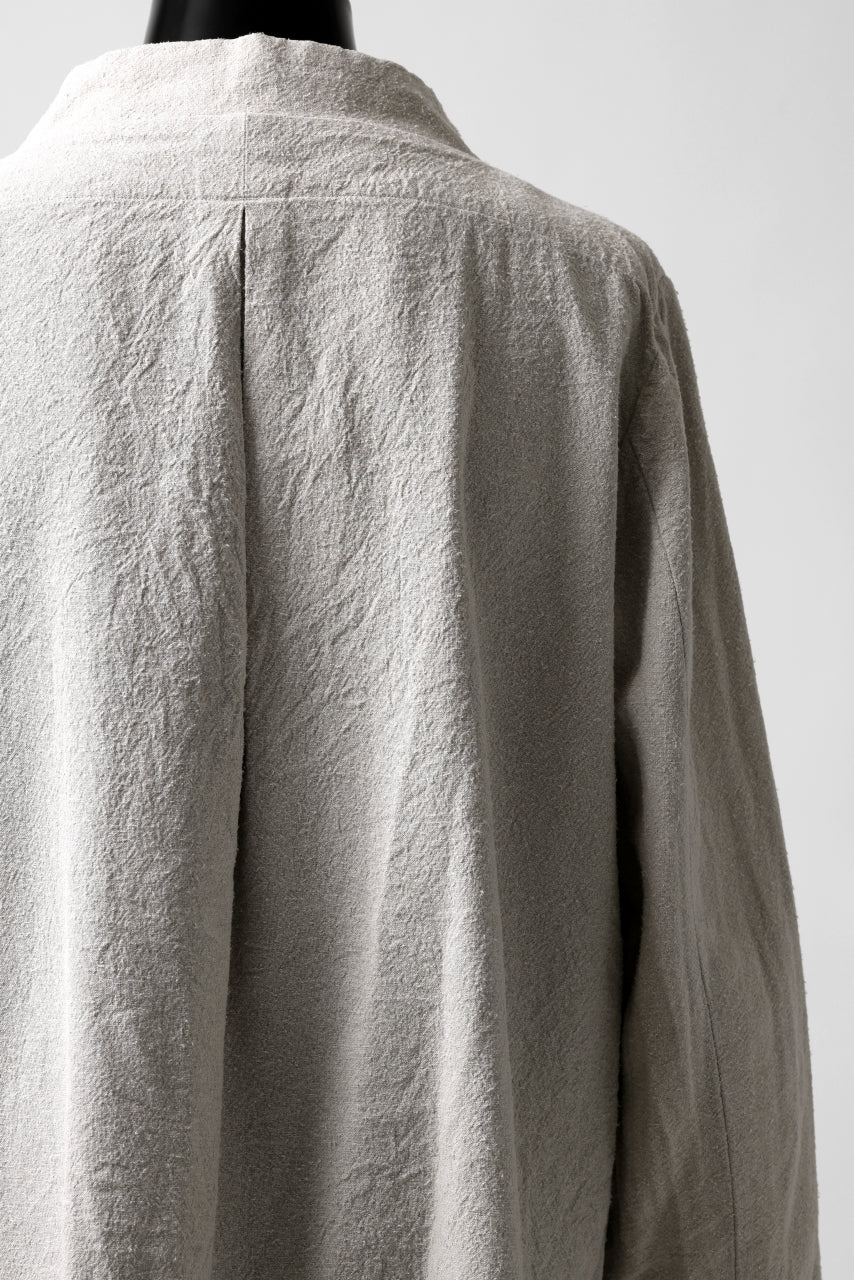 Load image into Gallery viewer, sus-sous fisherman's smock / S52L48 poplin washer (SILVER GRAY)