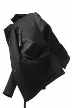 Load image into Gallery viewer, BORIS BIDJAN SABERI HIGH NECK SHORT COAT "COAT 1. SHORT-FIF10008" (BLACK)