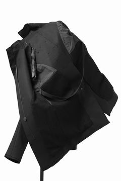 Load image into Gallery viewer, BORIS BIDJAN SABERI HIGH NECK SHORT COAT "COAT 1. SHORT-FIF10008" (BLACK)