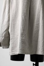 Load image into Gallery viewer, sus-sous fisherman's smock / S52L48 poplin washer (SILVER GRAY)