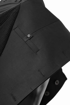 Load image into Gallery viewer, BORIS BIDJAN SABERI HIGH NECK SHORT COAT "COAT 1. SHORT-FIF10008" (BLACK)