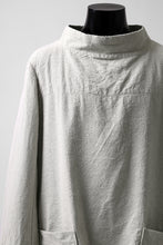 Load image into Gallery viewer, sus-sous fisherman's smock / S52L48 poplin washer (SILVER GRAY)
