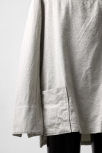 Load image into Gallery viewer, sus-sous fisherman's smock / S52L48 poplin washer (SILVER GRAY)