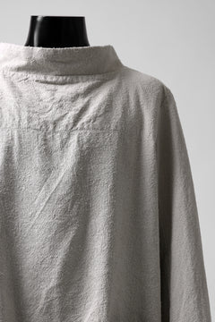 Load image into Gallery viewer, sus-sous fisherman's smock / S52L48 poplin washer (SILVER GRAY)