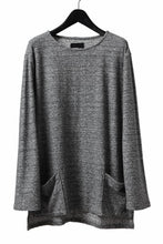 Load image into Gallery viewer, ISAMU KATAYAMA BACKLASH RANDOM PILE FABRIC LONG SLEEVE CUT & SEWN (GREY)