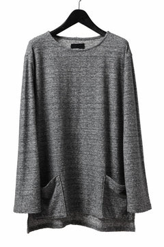 Load image into Gallery viewer, ISAMU KATAYAMA BACKLASH RANDOM PILE FABRIC LONG SLEEVE CUT & SEWN (GREY)