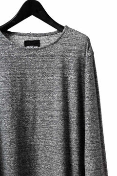 画像をギャラリービューアに読み込む, ISAMU KATAYAMA BACKLASH RANDOM PILE FABRIC L/S RELAXY TOPS (GREY)