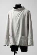 Load image into Gallery viewer, sus-sous fisherman's smock / S52L48 poplin washer (SILVER GRAY)