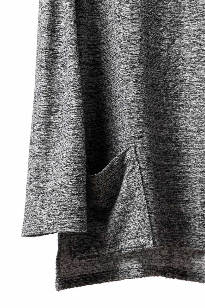 画像をギャラリービューアに読み込む, ISAMU KATAYAMA BACKLASH RANDOM PILE FABRIC L/S RELAXY TOPS (GREY)