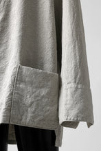 Load image into Gallery viewer, sus-sous fisherman's smock / S52L48 poplin washer (SILVER GRAY)