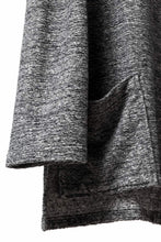 Load image into Gallery viewer, ISAMU KATAYAMA BACKLASH RANDOM PILE FABRIC LONG SLEEVE CUT & SEWN (GREY)