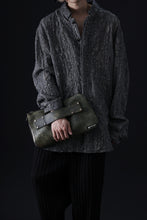 画像をギャラリービューアに読み込む, ierib onepiece clutch-bag / Marble Culatta (BLACK #A)