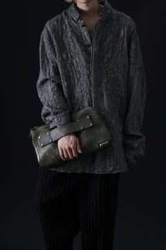 画像をギャラリービューアに読み込む, ierib onepiece clutch-bag / Marble Culatta (BLACK #A)