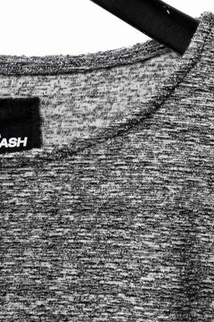 画像をギャラリービューアに読み込む, ISAMU KATAYAMA BACKLASH RANDOM PILE FABRIC L/S RELAXY TOPS (GREY)