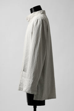 Load image into Gallery viewer, sus-sous fisherman's smock / S52L48 poplin washer (SILVER GRAY)