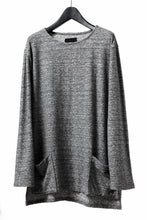 Load image into Gallery viewer, ISAMU KATAYAMA BACKLASH RANDOM PILE FABRIC LONG SLEEVE CUT & SEWN (GREY)