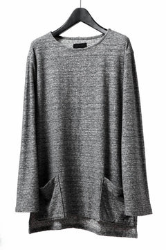 Load image into Gallery viewer, ISAMU KATAYAMA BACKLASH RANDOM PILE FABRIC LONG SLEEVE CUT & SEWN (GREY)