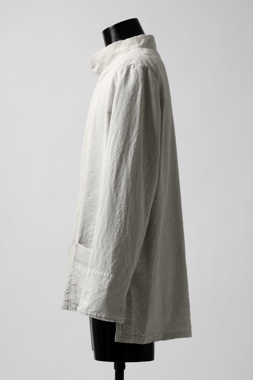 Load image into Gallery viewer, sus-sous fisherman's smock / S52L48 poplin washer (SILVER GRAY)