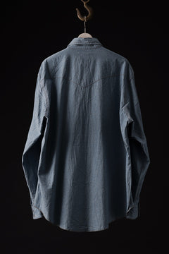 画像をギャラリービューアに読み込む, CHANGES VINTAGE REMAKE WESTERN SHIRT (INDIGO #C)