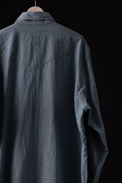 画像をギャラリービューアに読み込む, CHANGES VINTAGE REMAKE WESTERN SHIRT (INDIGO #C)