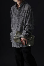 画像をギャラリービューアに読み込む, ierib onepiece clutch-bag / Marble Culatta (BLACK #A)