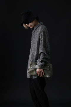 画像をギャラリービューアに読み込む, ierib onepiece clutch-bag / Marble Culatta (BLACK #A)