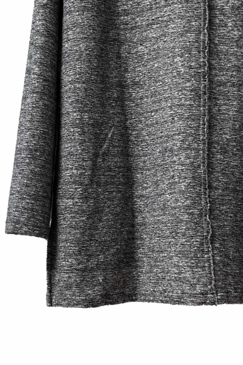Load image into Gallery viewer, ISAMU KATAYAMA BACKLASH RANDOM PILE FABRIC LONG SLEEVE CUT & SEWN (GREY)
