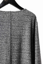 Load image into Gallery viewer, ISAMU KATAYAMA BACKLASH RANDOM PILE FABRIC LONG SLEEVE CUT & SEWN (GREY)