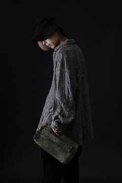画像をギャラリービューアに読み込む, ierib onepiece clutch-bag / Marble Culatta (BLACK #A)
