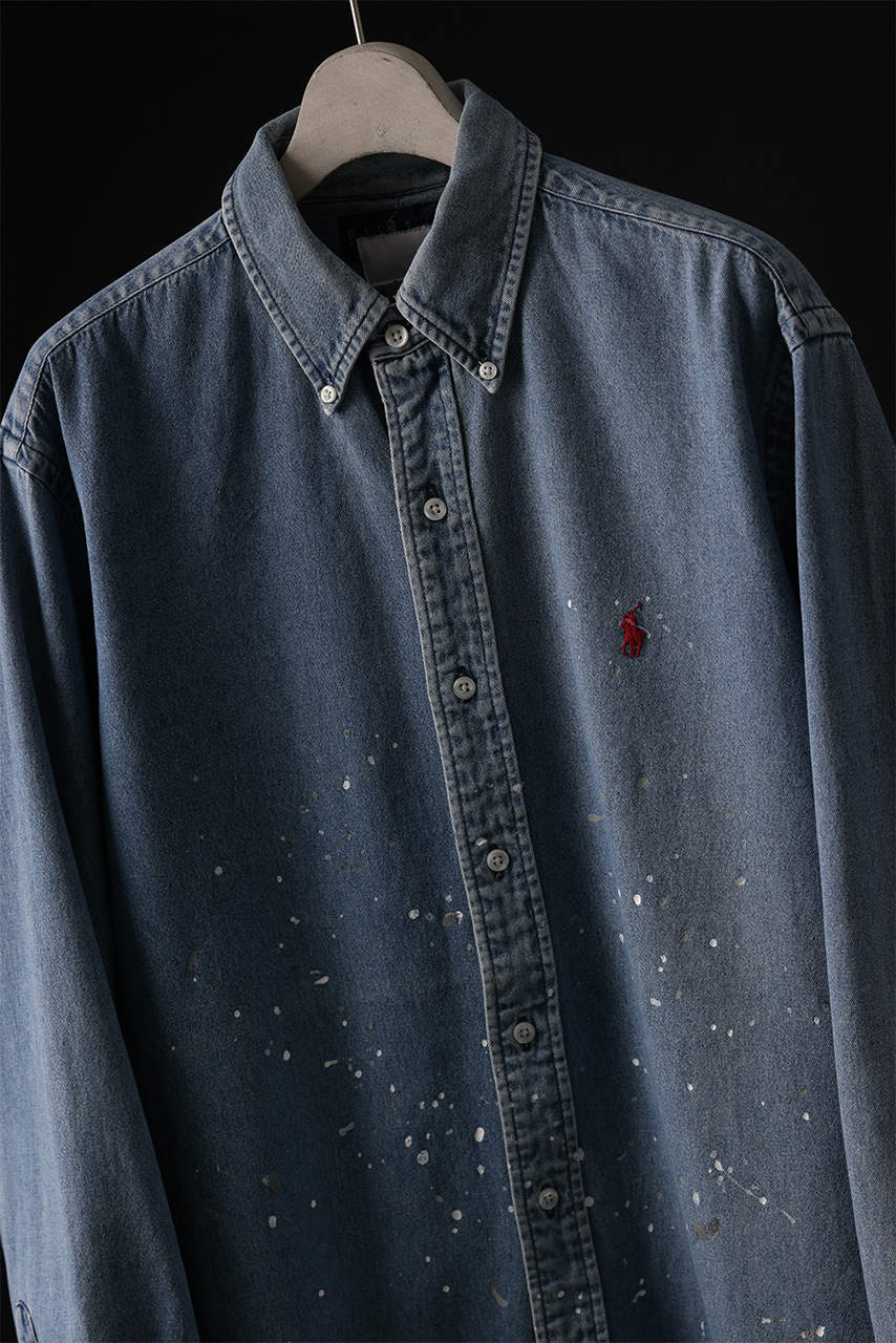 画像をギャラリービューアに読み込む, CHANGES VINTAGE REMAKE RL-DENIM SHIRT (INDIGO #A)