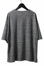 Load image into Gallery viewer, ISAMU KATAYAMA BACKLASH RANDOM PILE FABRIC SHORT SLEEVE CUT & SEWN (GREY)