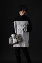 画像をギャラリービューアに読み込む, ierib onepiece clutch-bag / Marble Culatta (BLACK #B)