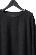 Load image into Gallery viewer, ISAMU KATAYAMA BACKLASH RANDOM PILE FABRIC LONG SLEEVE CUT & SEWN (BLACK)