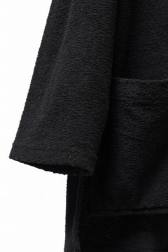 Load image into Gallery viewer, ISAMU KATAYAMA BACKLASH RANDOM PILE FABRIC LONG SLEEVE CUT & SEWN (BLACK)