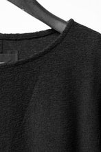 Load image into Gallery viewer, ISAMU KATAYAMA BACKLASH RANDOM PILE FABRIC LONG SLEEVE CUT & SEWN (BLACK)