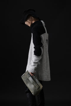 画像をギャラリービューアに読み込む, ierib onepiece clutch-bag / Marble Culatta (BLACK #B)