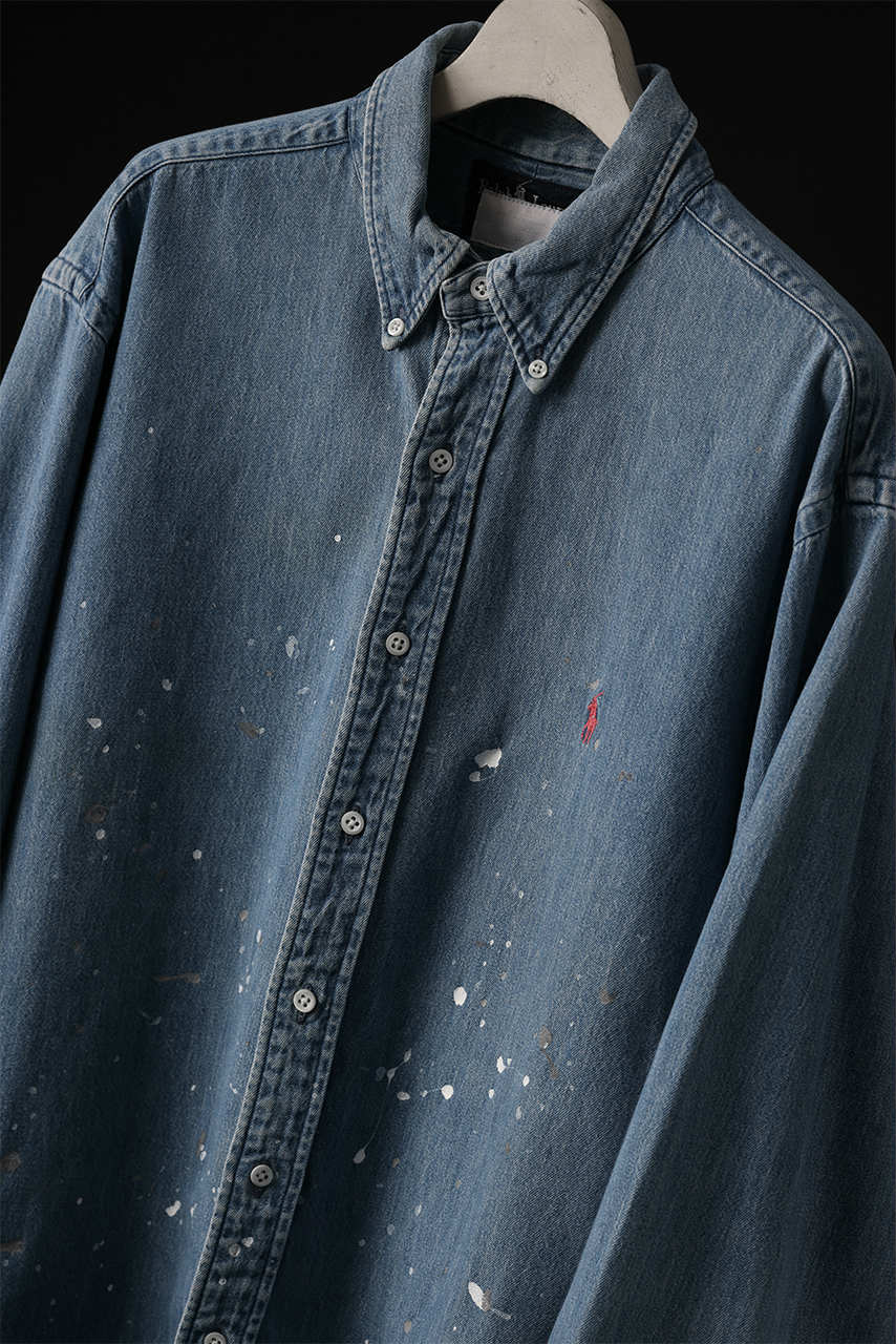 画像をギャラリービューアに読み込む, CHANGES VINTAGE REMAKE RL-DENIM SHIRT (INDIGO #B)
