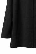 Load image into Gallery viewer, ISAMU KATAYAMA BACKLASH RANDOM PILE FABRIC LONG SLEEVE CUT & SEWN (BLACK)