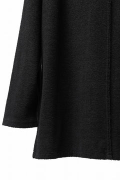 Load image into Gallery viewer, ISAMU KATAYAMA BACKLASH RANDOM PILE FABRIC LONG SLEEVE CUT & SEWN (BLACK)