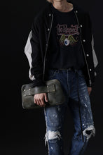 画像をギャラリービューアに読み込む, ierib onepiece clutch-bag / Marble Culatta (BLACK #C)