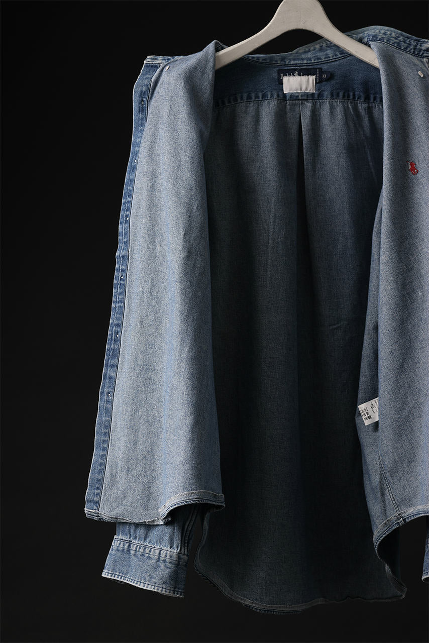 画像をギャラリービューアに読み込む, CHANGES VINTAGE REMAKE RL-DENIM SHIRT (INDIGO #C)