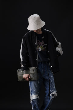 画像をギャラリービューアに読み込む, ierib onepiece clutch-bag / Marble Culatta (BLACK #C)