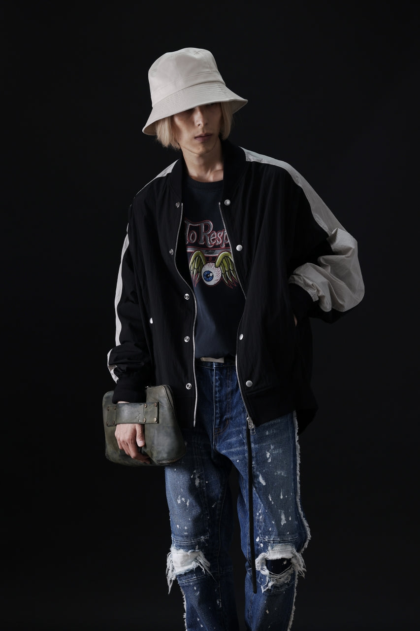 画像をギャラリービューアに読み込む, ierib onepiece clutch-bag / Marble Culatta (BLACK #C)