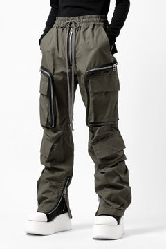 画像をギャラリービューアに読み込む, A.F ARTEFACT ZIP CARGO POCKET PANTS (KHAKI)
